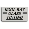 Kool Ray Glass Tinting